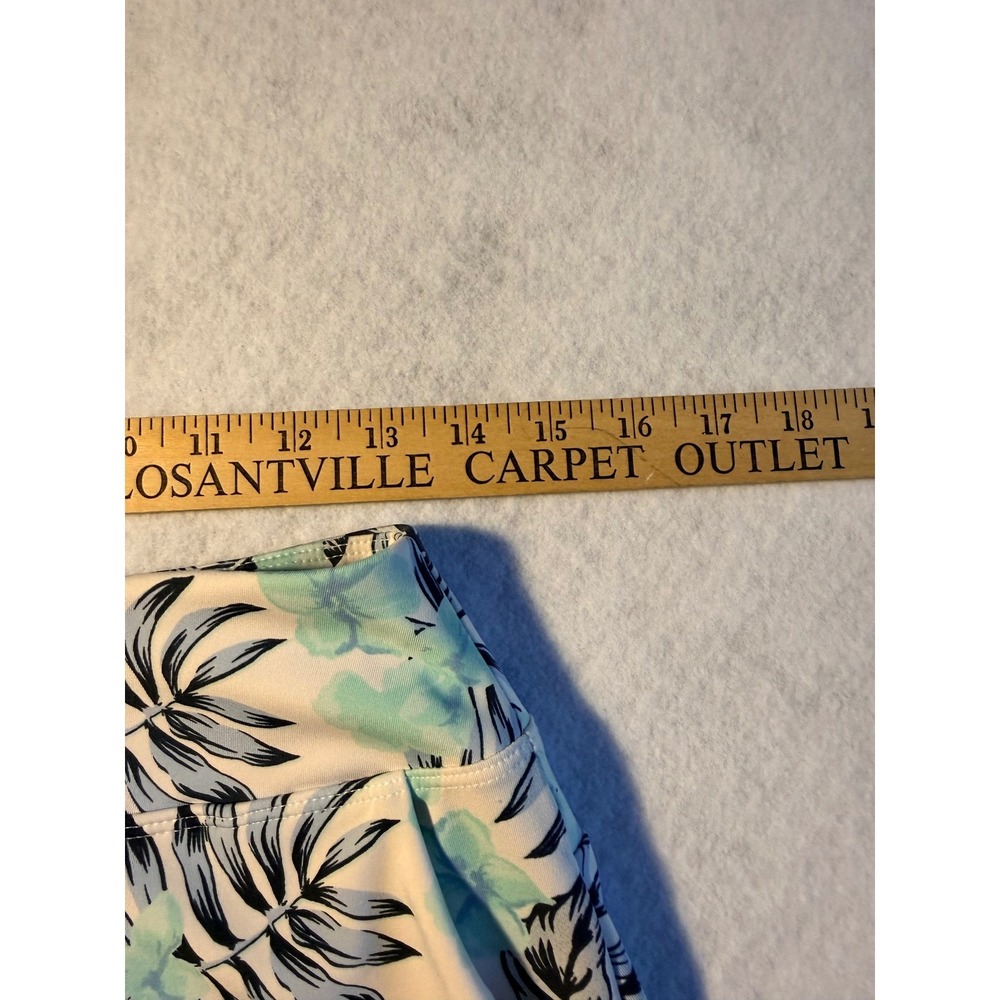 Tommy Bahama Golf Skort Womens Large Tropical Palm Floral Blue Teal Athletic Ski - Picture 6 of 6